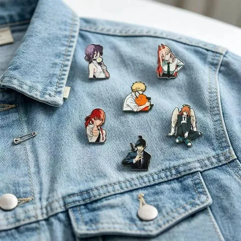 체인소 맨 레제 아크 에나멜 핀 세트 6개, 마키마,  - Tuxedo Lapel Pin 리뷰 및 가격