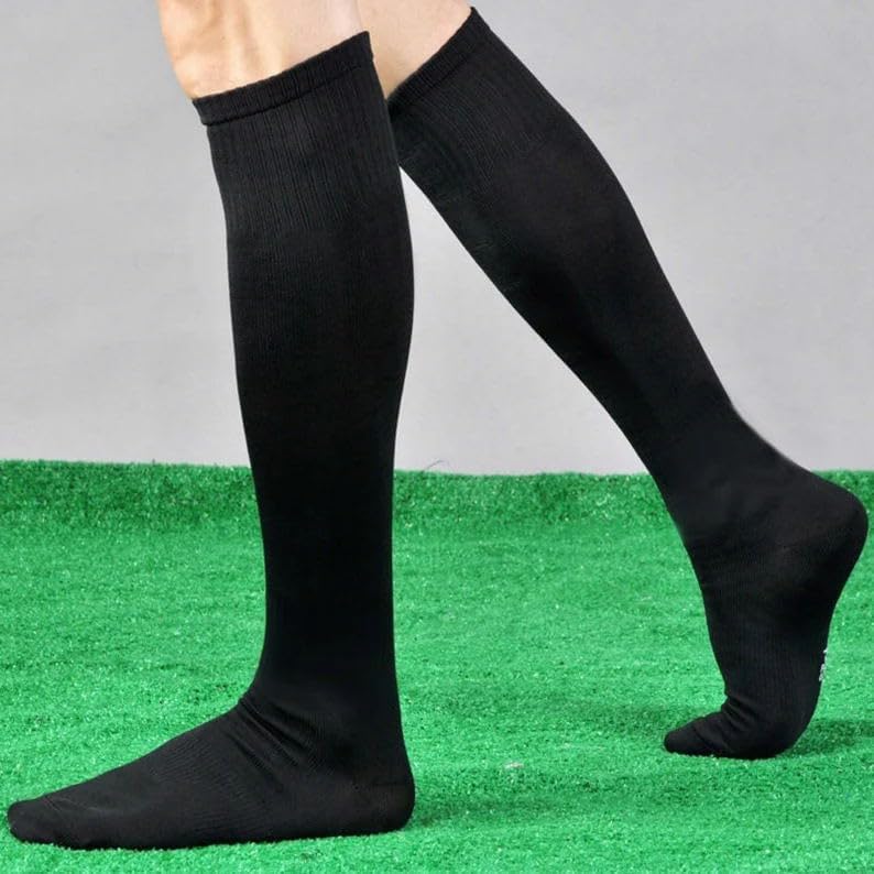 1 쌍 무릎 높이 면 축구 양말 EU32-45, 성인용 - Sock Garter Men 리뷰 및 가격