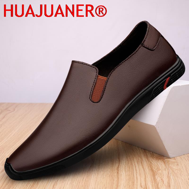 정품 가죽 신발 남성 로퍼 럭셔리 비즈니스 정장 착용  - Men Formal Wear All Black 리뷰 및 가격