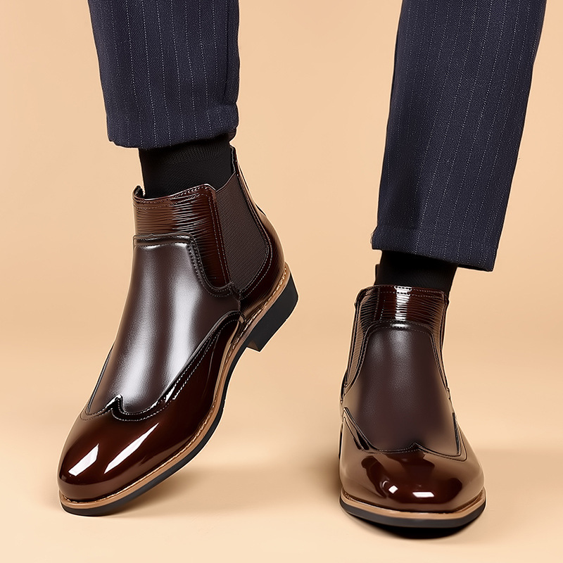 남성용 첼시 부츠 럭셔리 레트로 남성 발목 부츠 클래식 - Men Formal Wear With Boots 리뷰 및 가격